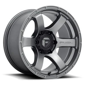 Fuel Rush D767 17x9 6x139.7 -12 Gray