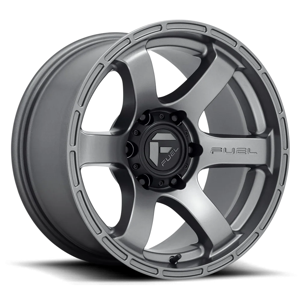 Fuel Rush D767 17x9 6x139.7 -12 Gray