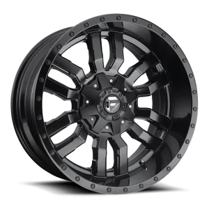 Fuel Sledge D596 17x9 6x135/6x139.7 +2 Black