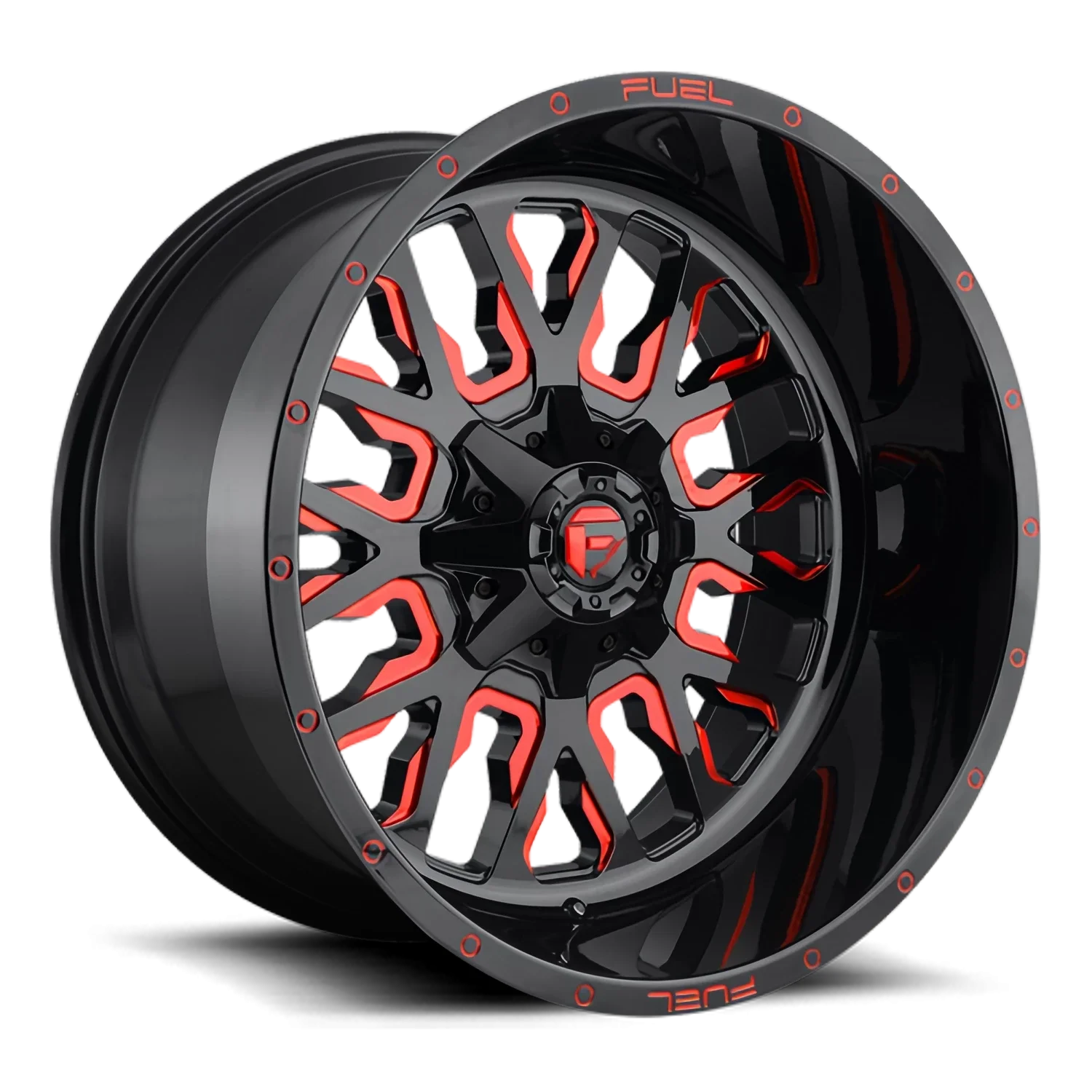 Fuel Stroke D612 18x9 8x180 +20 Red