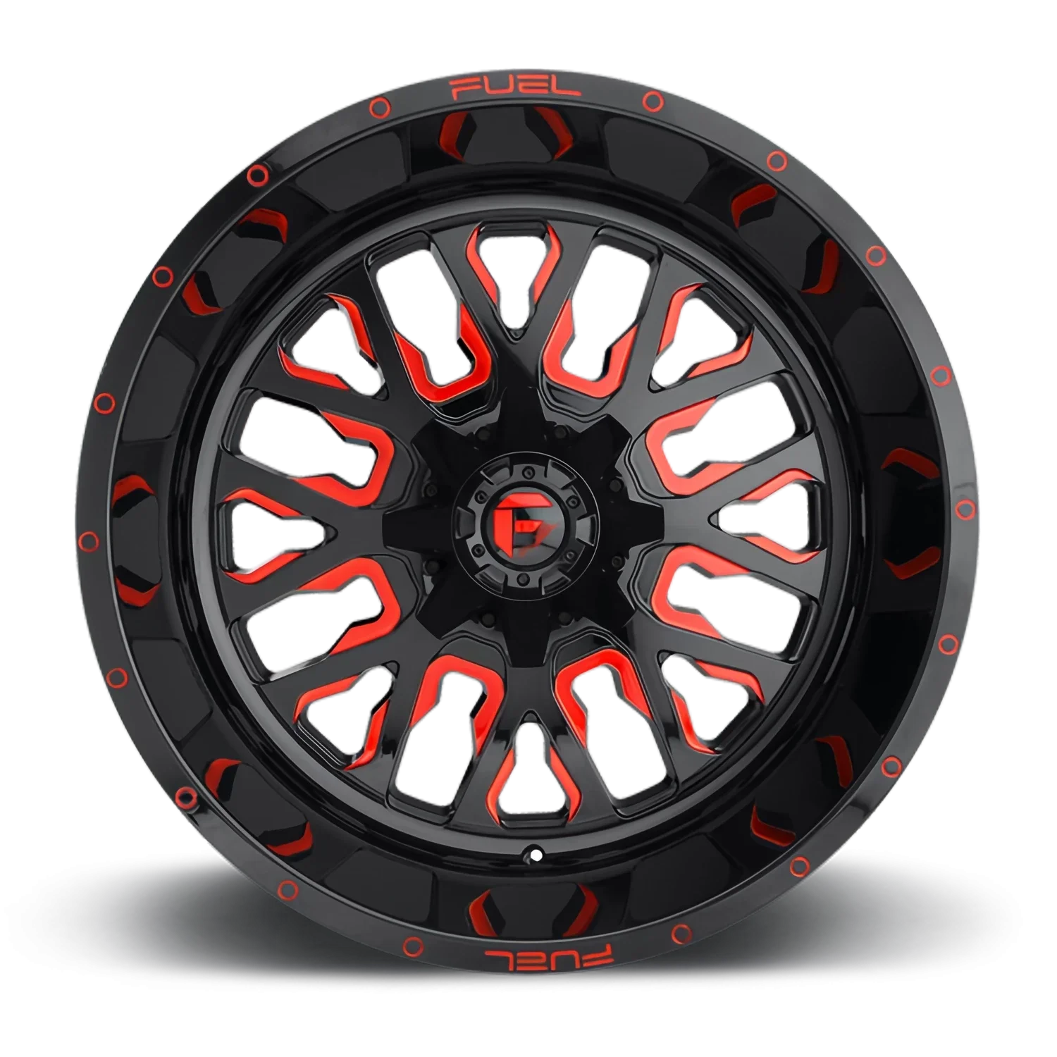 Fuel Stroke D612 18x9 8x180 +20 Red - Image 3