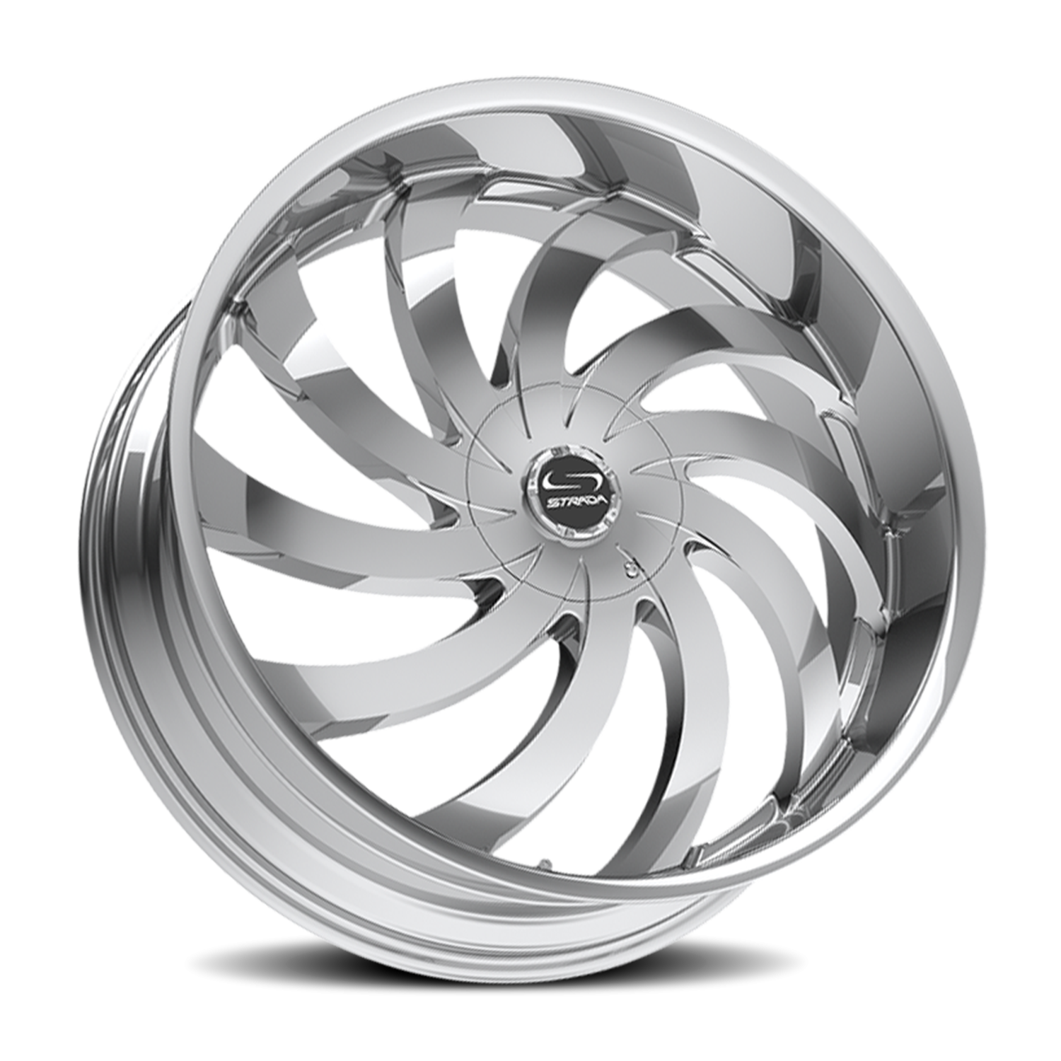 Strada Flame 22x8.5 5x114.3 +35 Chrome - Image 2