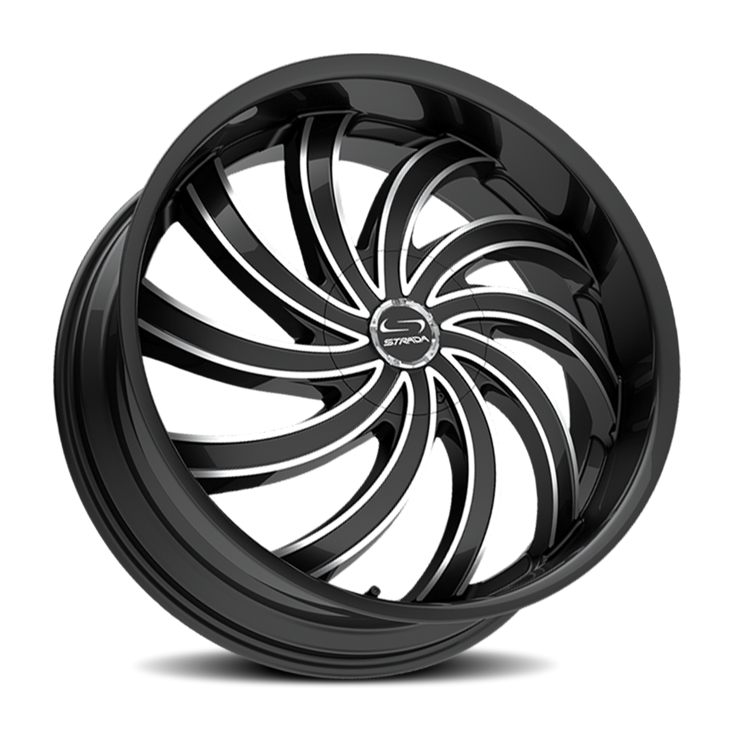 Strada Flame 22x9.5 5x115 +15 Black - Image 2