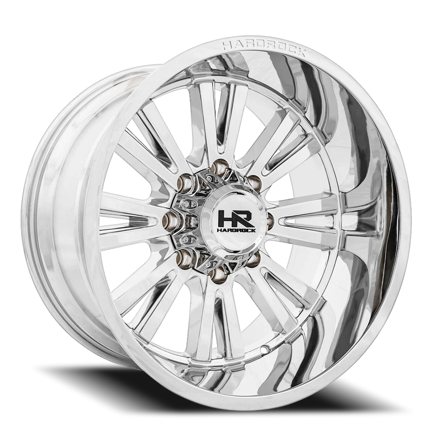 Hardrock Offroad Spine Xposed H503 24x12 8x180 -44 Chrome