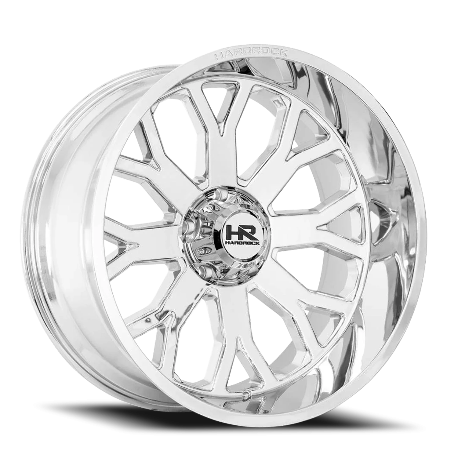 Hardrock Offroad Slammer Xposed H504 20x10 5x150 -19 Chrome