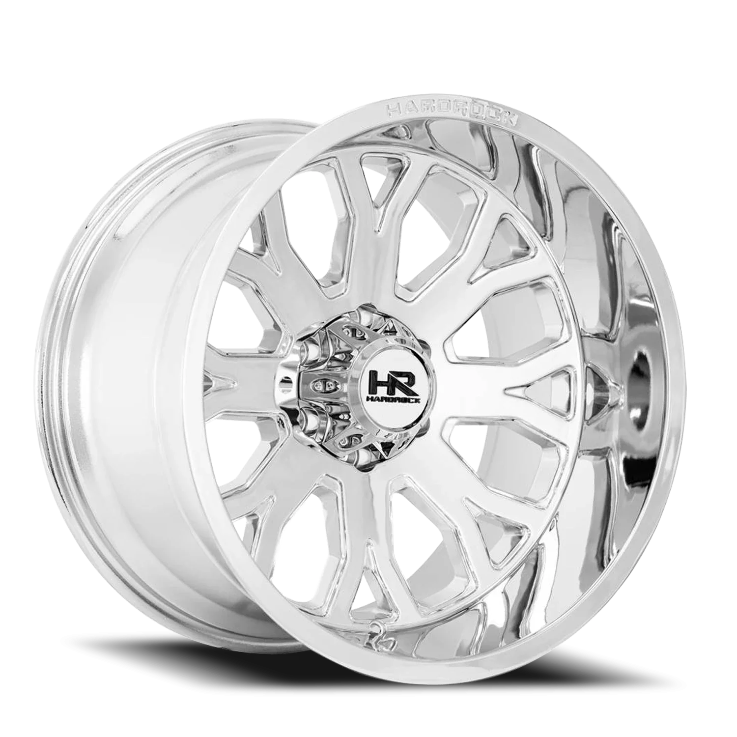 Hardrock Offroad Slammer Xposed H504 20x12 6x139.7 -44 Chrome