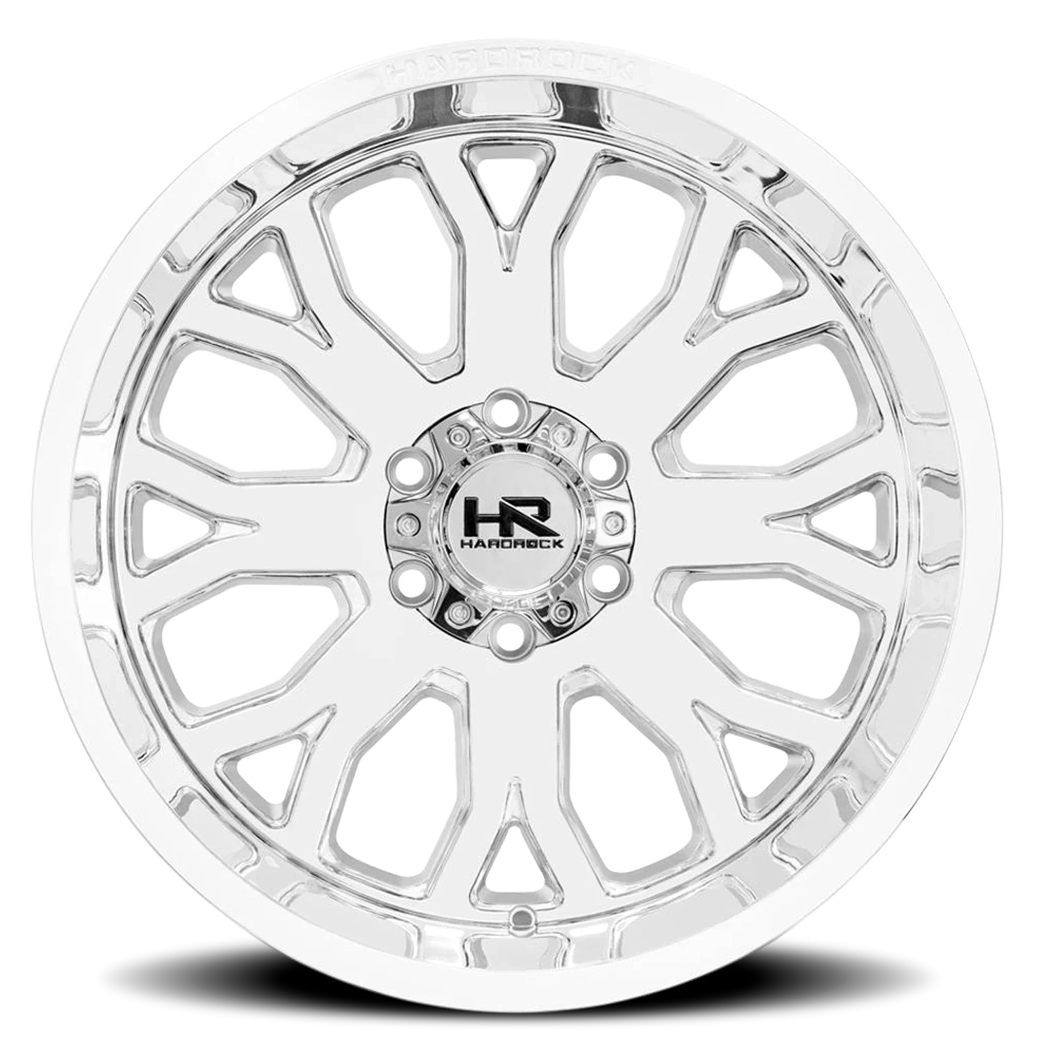 Hardrock Offroad Slammer Xposed H504 20x12 6x139.7 -44 Chrome - Image 3