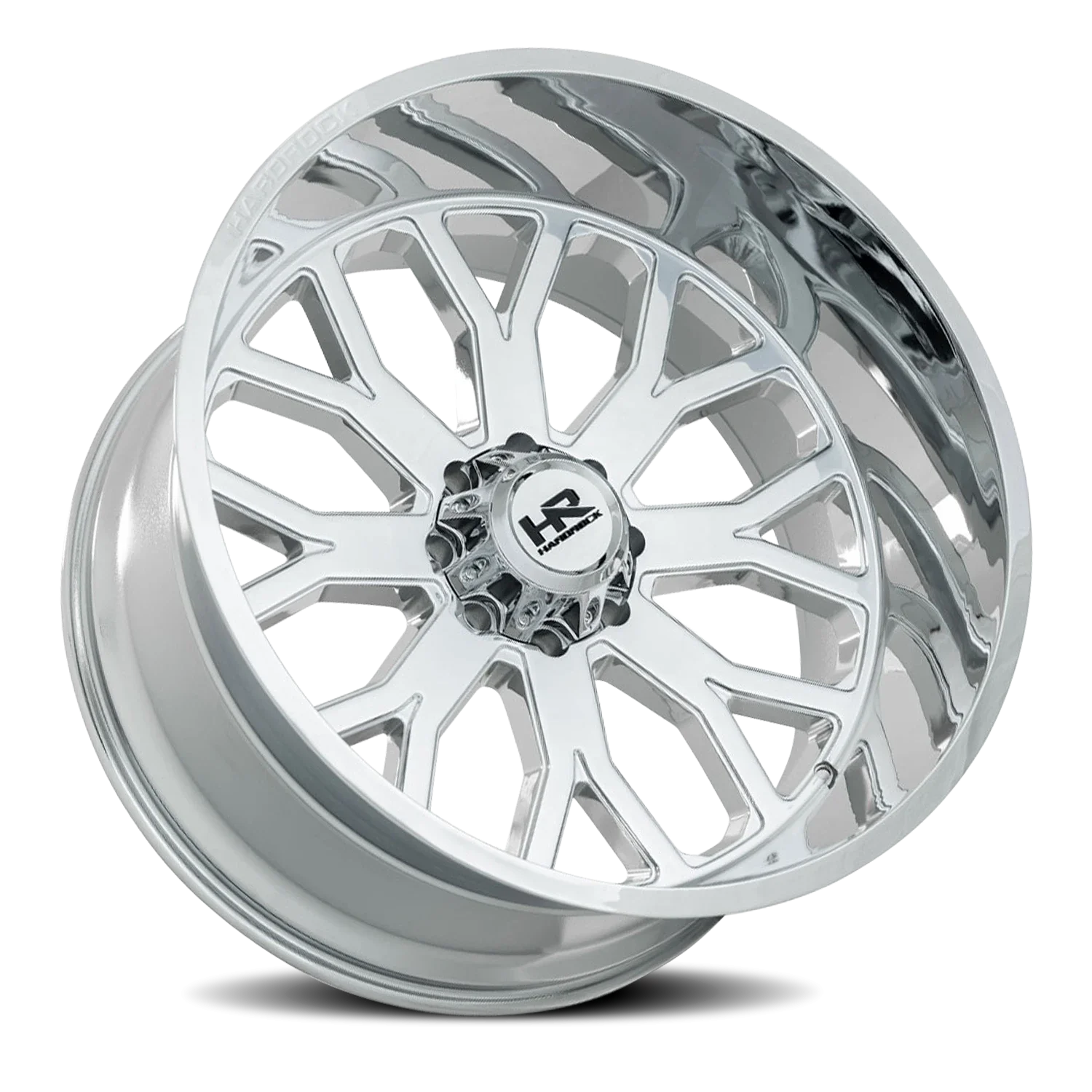 Hardrock Offroad Slammer Xposed H504 20x10 8x165.1 -19 Chrome - Image 2