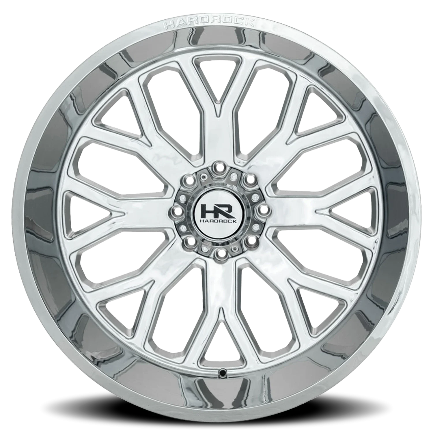 Hardrock Offroad Slammer Xposed H504 20x10 8x165.1 -19 Chrome - Image 3