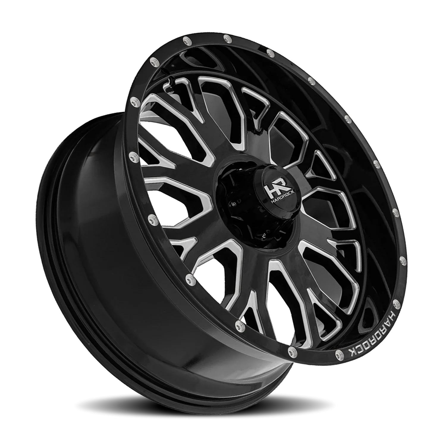 Hardrock Offroad Slammer Xposed H504 20x10 5x150 -19 Black - Image 2