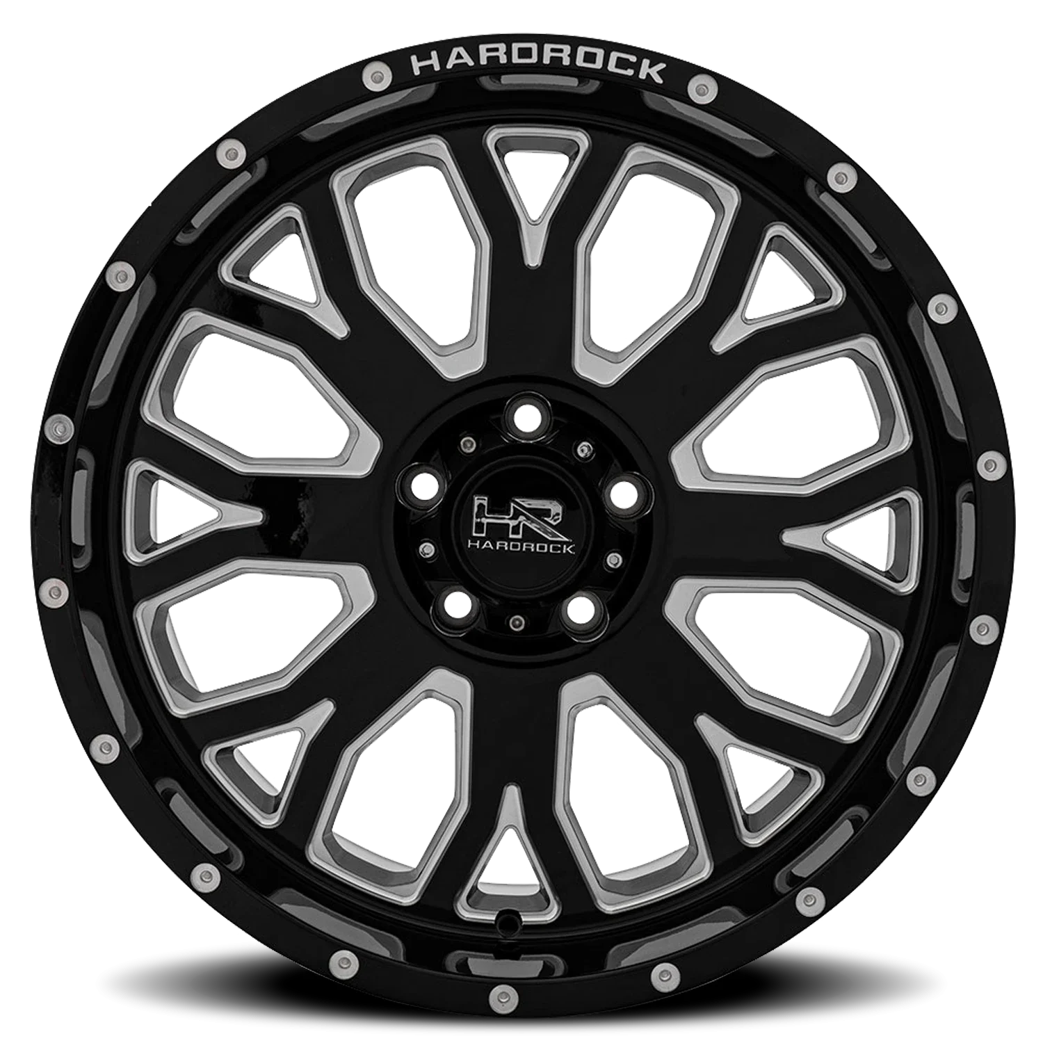 Hardrock Offroad Slammer Xposed H504 20x10 5x150 -19 Black - Image 3