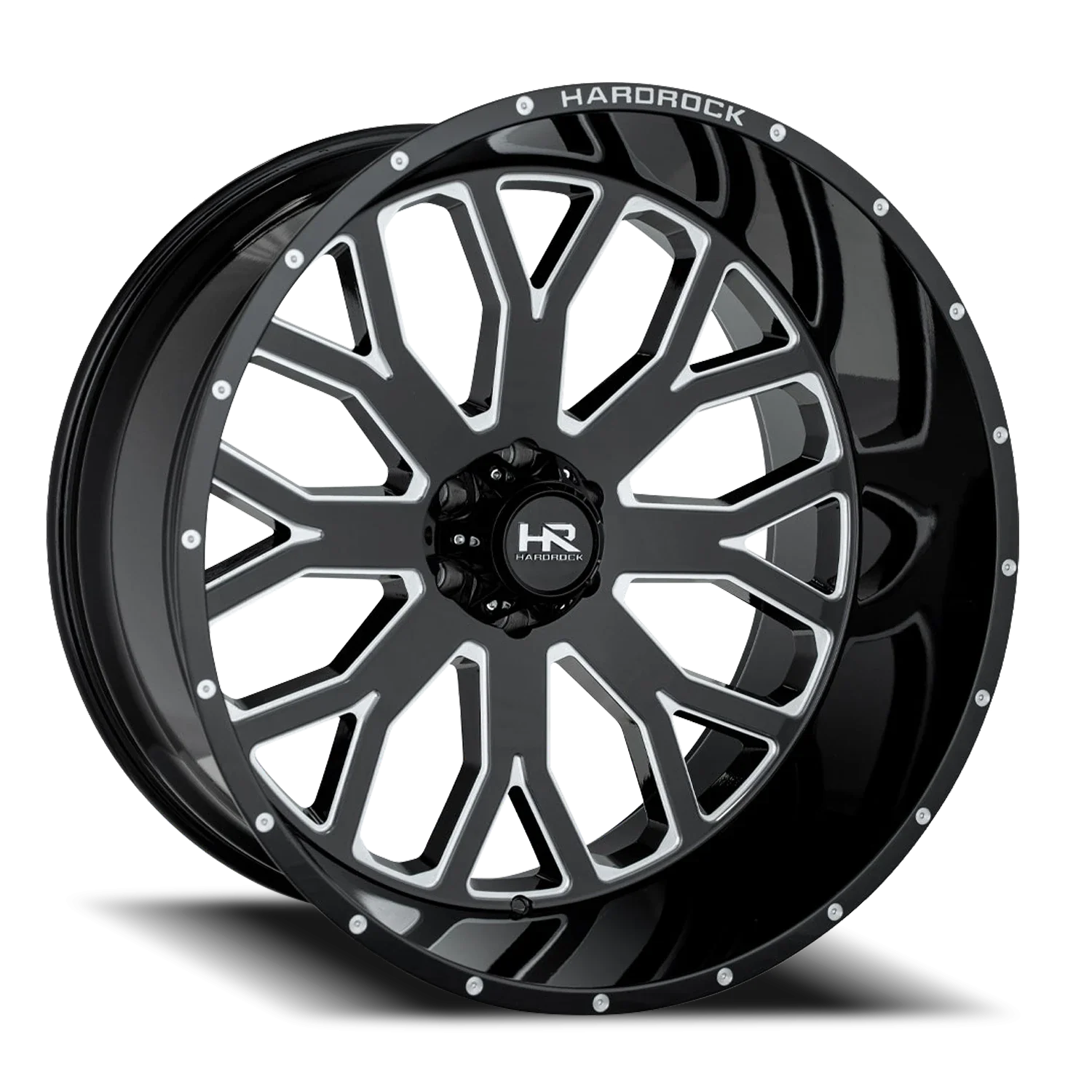 Hardrock Offroad Slammer Xposed H504 20x12 6x139.7 -44 Black