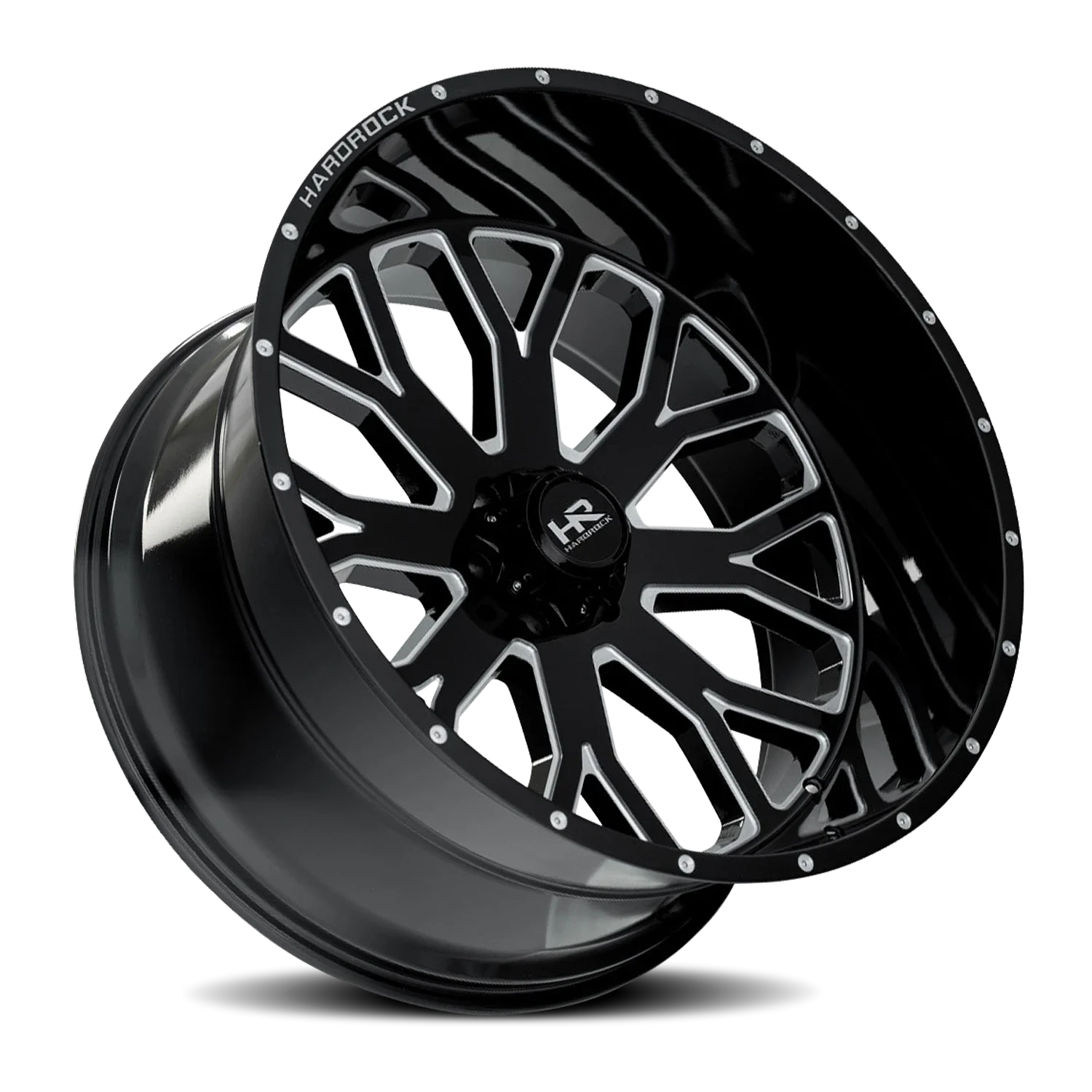 Hardrock Offroad Slammer Xposed H504 20x12 6x139.7 -44 Black - Image 2