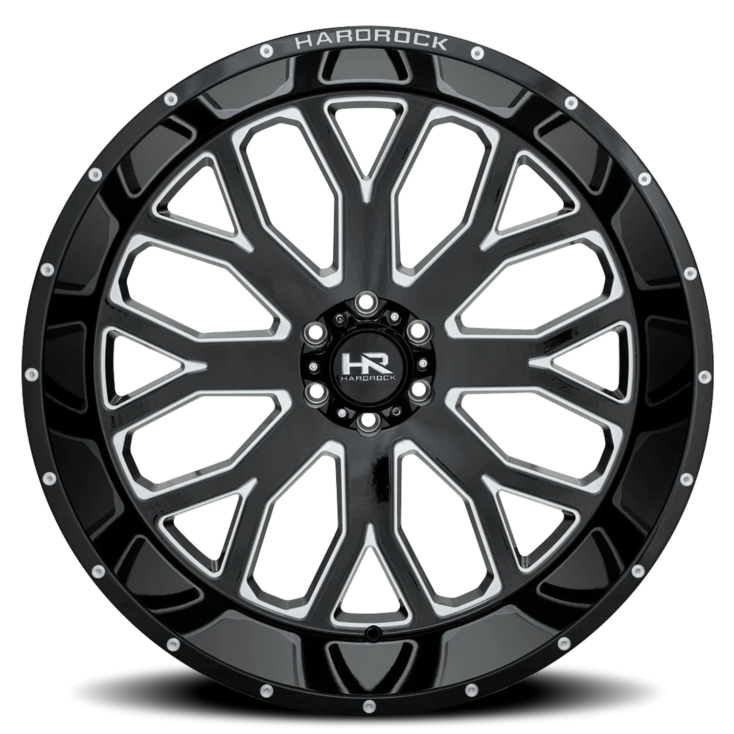 Hardrock Offroad Slammer Xposed H504 20x12 8x180 -44 Black - Image 3