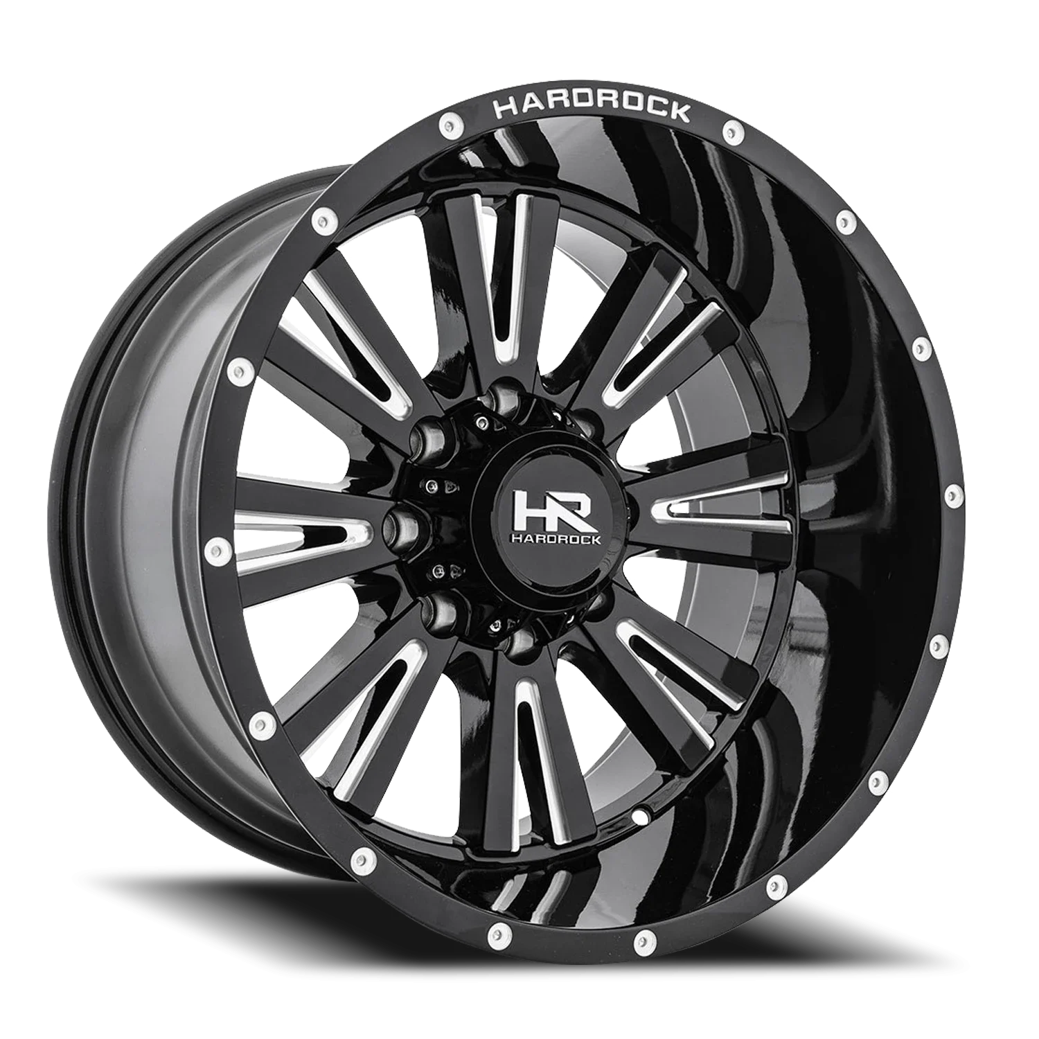 Hardrock Offroad Spine Xposed H503 20x12 8x165.1 -44 Black