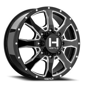 Hostile Kodiak Dually H403 BC 20x8.25 8x210 +123 Black