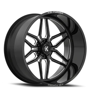 KG1 Forged Aristo KF002 24x14 6x139.7 -76 Black