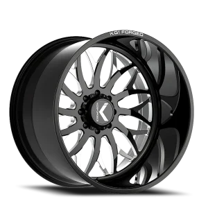 KG1 Forged Galactic KF022 24x14 6x139.7 -76 Black