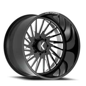 KG1 Forged Javelin KF038 22x12 8x180 -44 Black