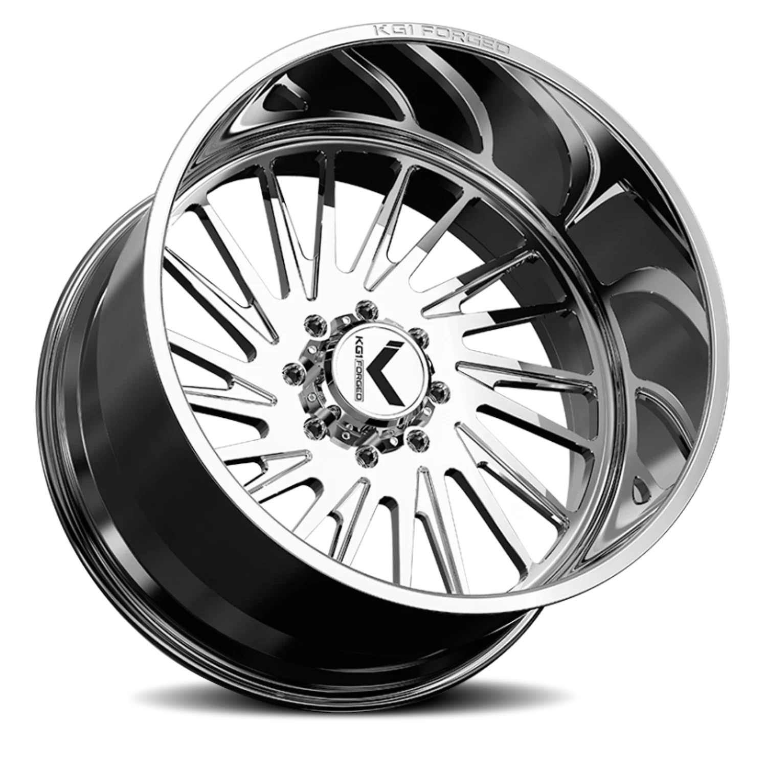 KG1 Forged Javelin KF038 22x12 6x135 -44 Polished - Image 2