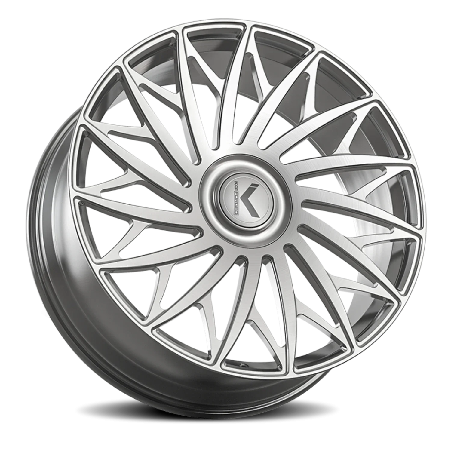 KG1 Forged Mantra-L KL084 26x10 6x139.7 +30 Silver - Image 2