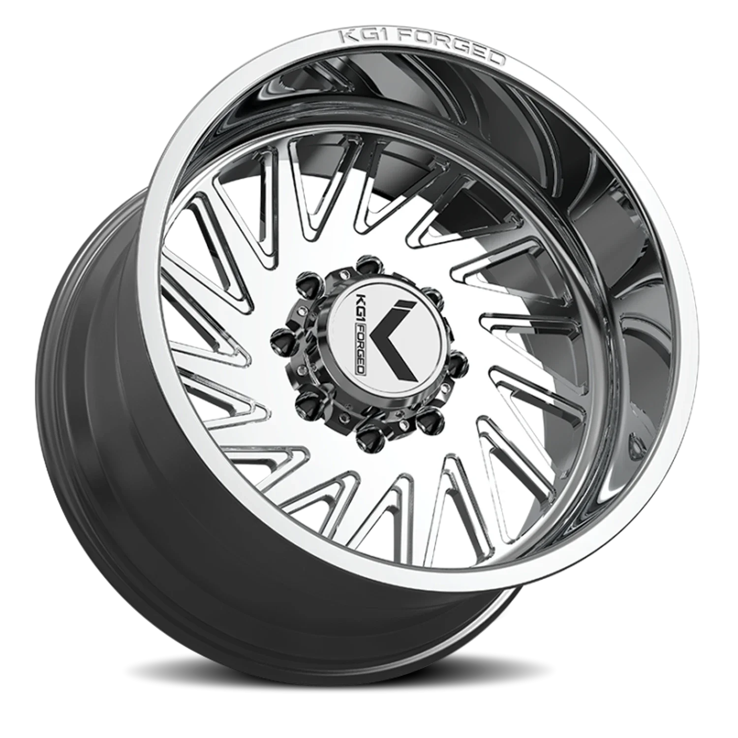 KG1 Forged Outburst KT056 22x10 8x180 -18 Polished - Image 2
