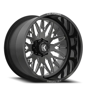 KG1 Forged Trident KC014 22x14 5x139.7 -76 Black