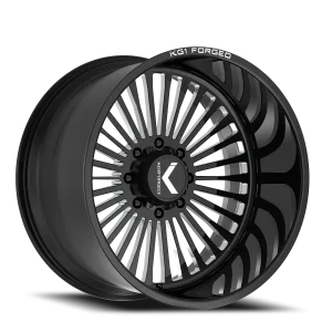 KG1 Forged Vegas KF051 24x12 6x139.7 -44 Black