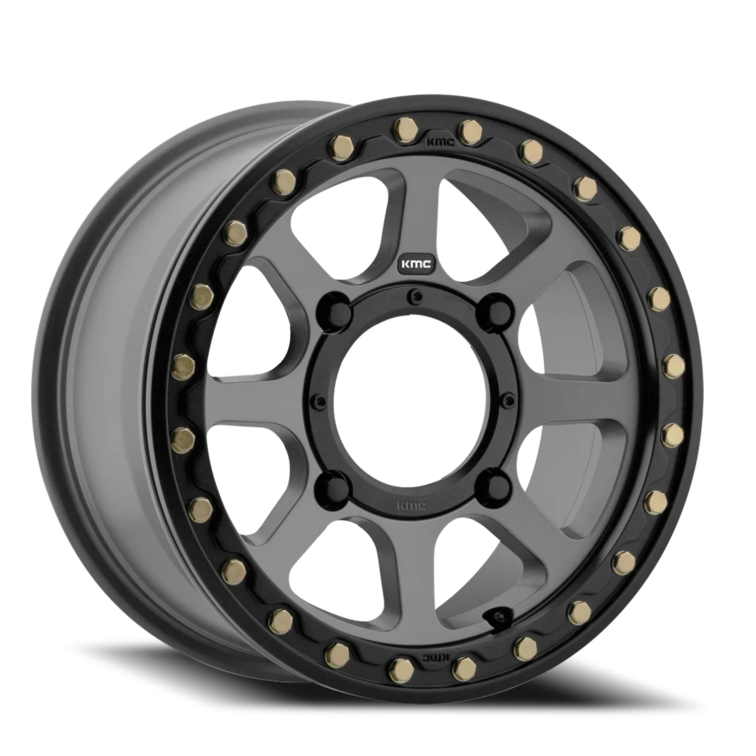 KMC Addict 2 Beadlock UTV KS234 SG 15x6 4x137 +38 Gray