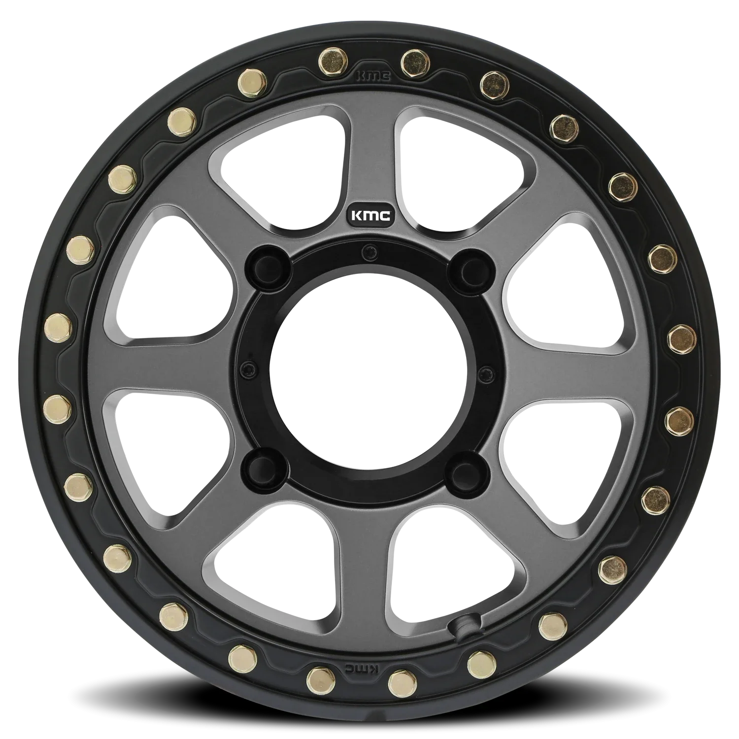 KMC Addict 2 Beadlock UTV KS234 SG 15x6 4x137 +38 Gray - Image 2
