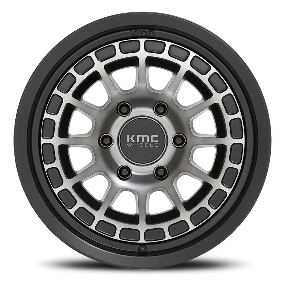 KMC Canyon KM719 GY 17x8 6x139.7 +35 Black - Image 3