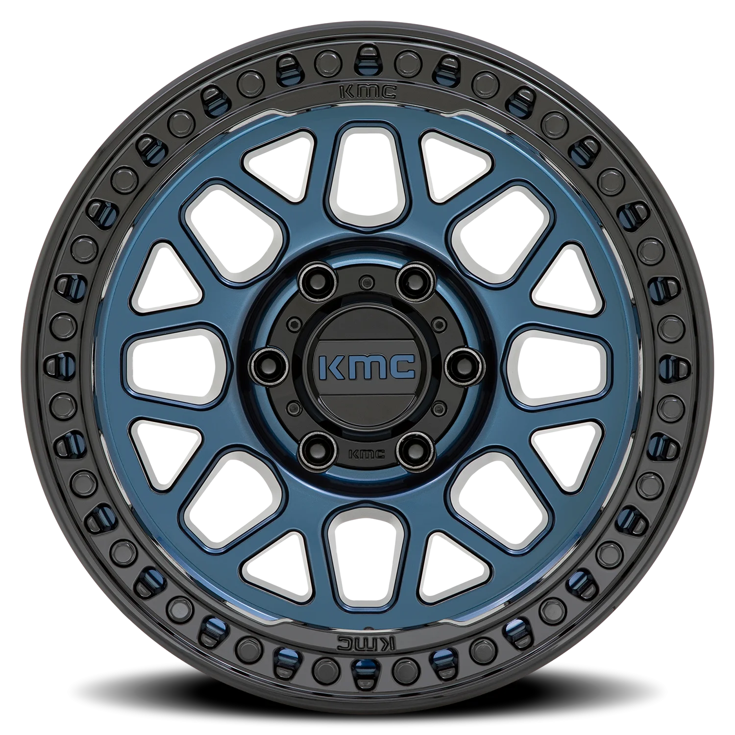 KMC GRS KM549 BL 17x8.5 6x139.7 Blue - Image 3