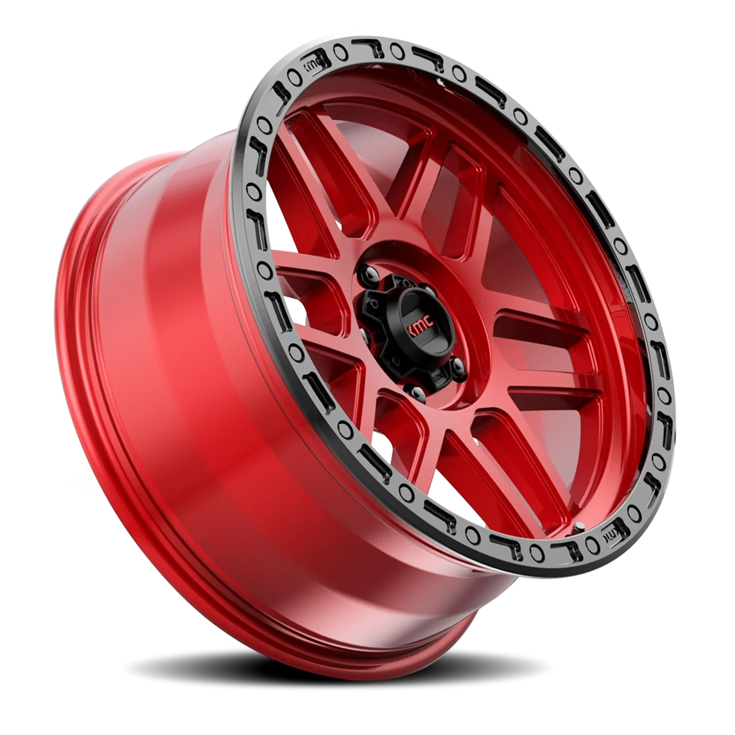 KMC Mesa KM544 RD 17x9 5x127 -12 Red - Image 2
