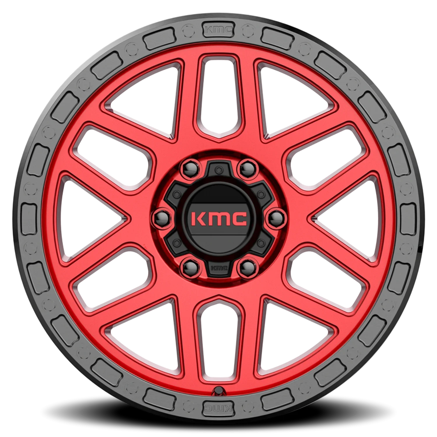 KMC Mesa KM544 RD 17x8.5 6x139.7 Red - Image 3