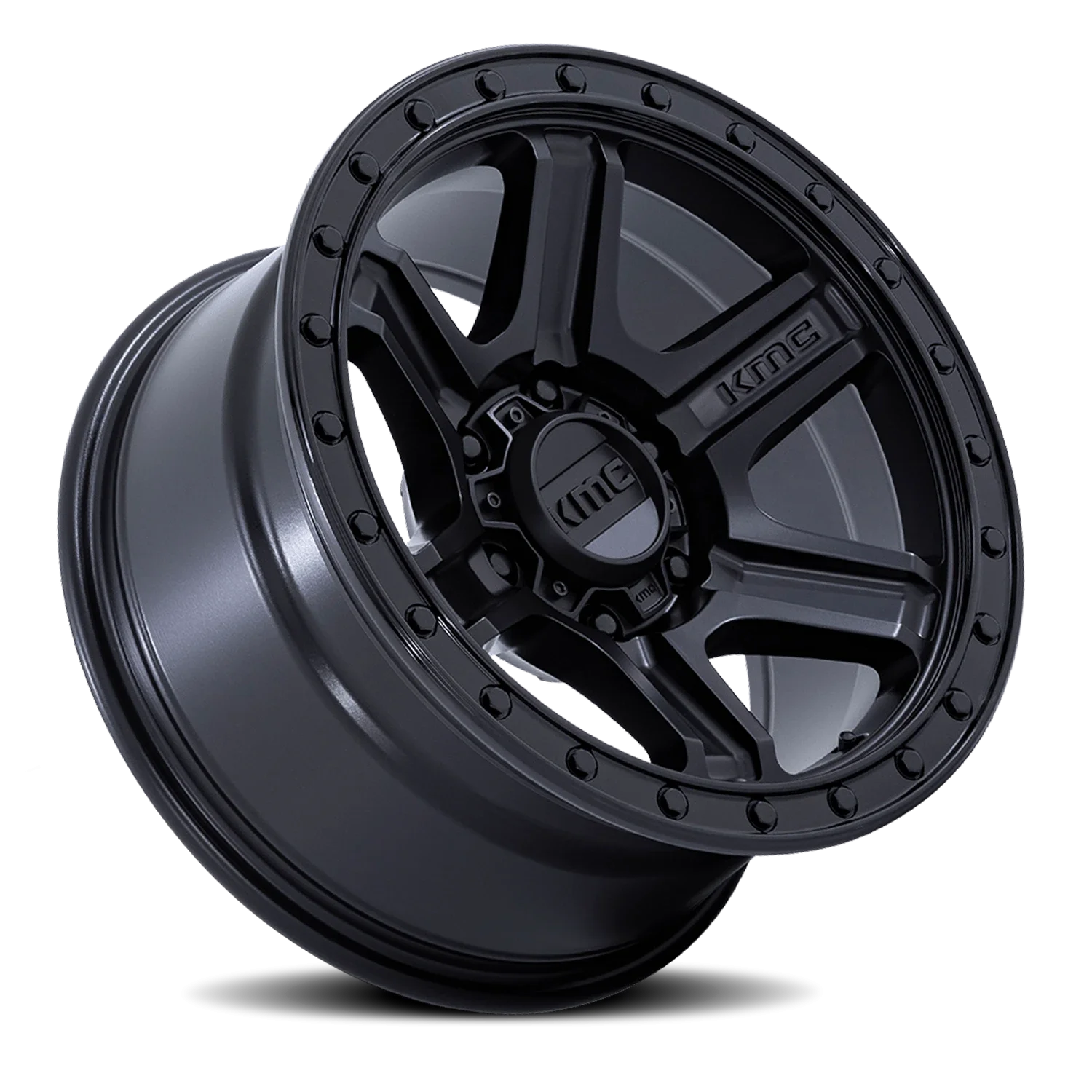 KMC Outrun KM551 MBGBL 17x8.5 6x139.7 -10 Black - Image 2