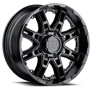 Level 8 Slingshot 20x9 5x139.7 +10 Black