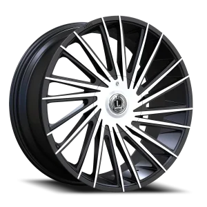 Luxxx Alloys 43 22x9 5x114.3/5x120 +31 Black