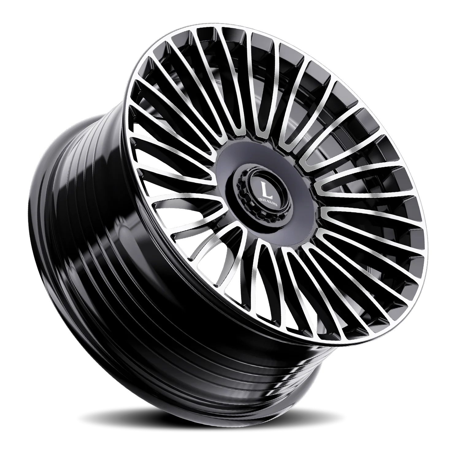 Luxxx Alloys 49 22x9 6x135/6x139.7 +30 Black - Image 2