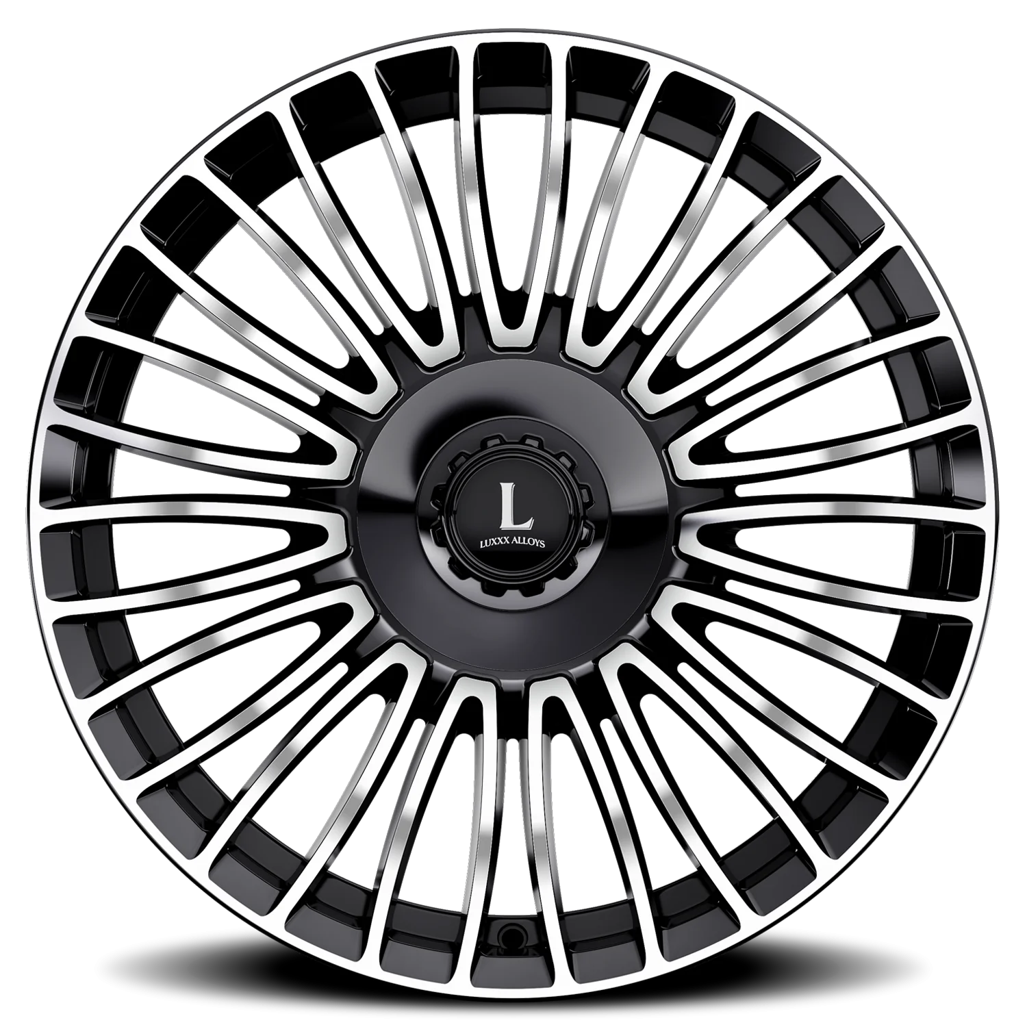 Luxxx Alloys 49 22x9 6x135/6x139.7 +30 Black - Image 3