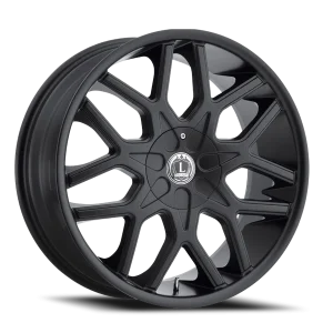Luxxx Alloys 7 20x8.5 5x112/5x114.3 +35 Black