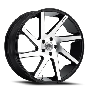 Luxxx Alloys 8 20x8.5 5x112 +38 Black