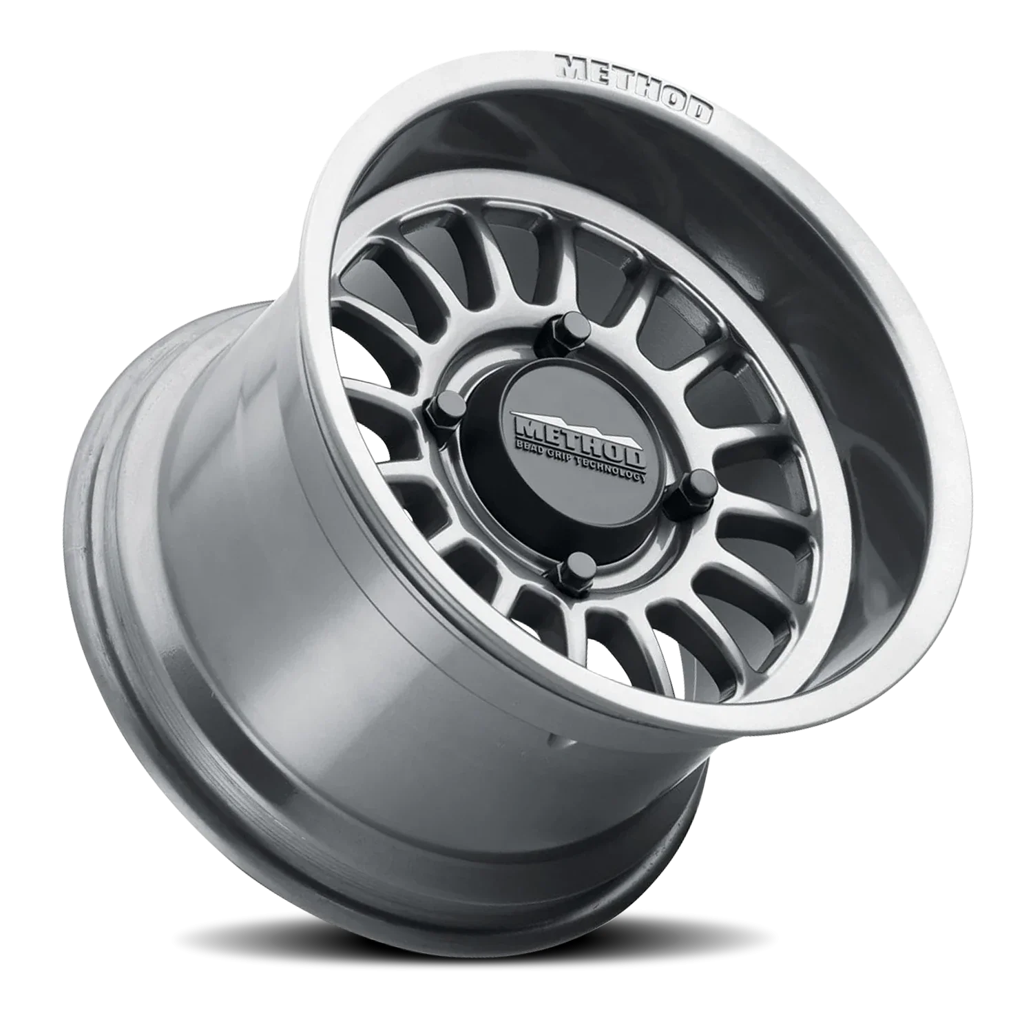 Method MR411 Bead Grip UTV 15x7 4x136 +13 Gray - Image 2