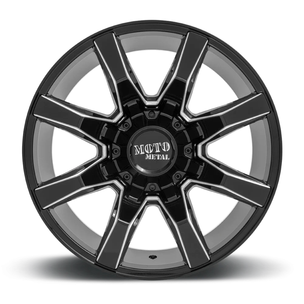 Moto Metal MO804 20x10 8x180 -18 Black - Image 3