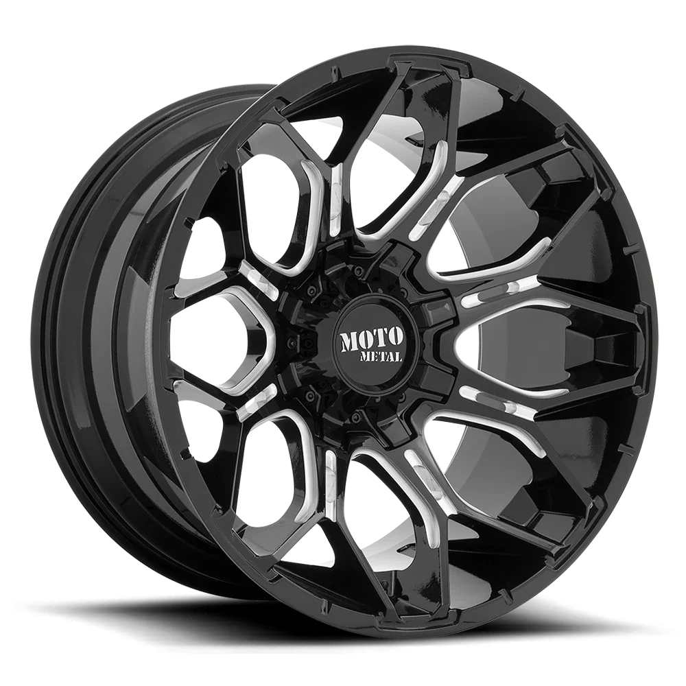 Moto Metal MO808 20x10 5x139.7/5x150 -18 Black