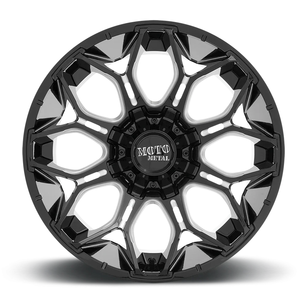 Moto Metal MO808 20x10 5x139.7/5x150 -18 Black - Image 3