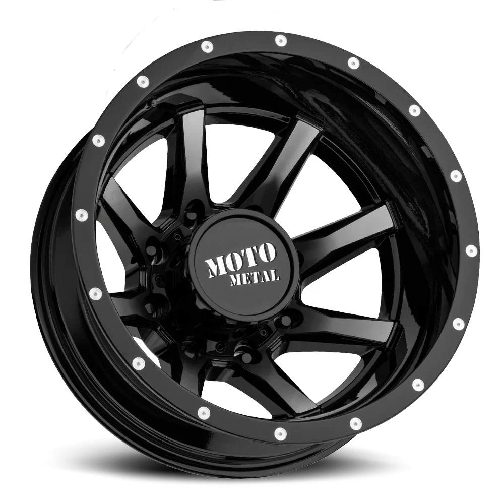 Moto Metal MO995 Dually 17x6.5 8x210 -140 Black - Image 2