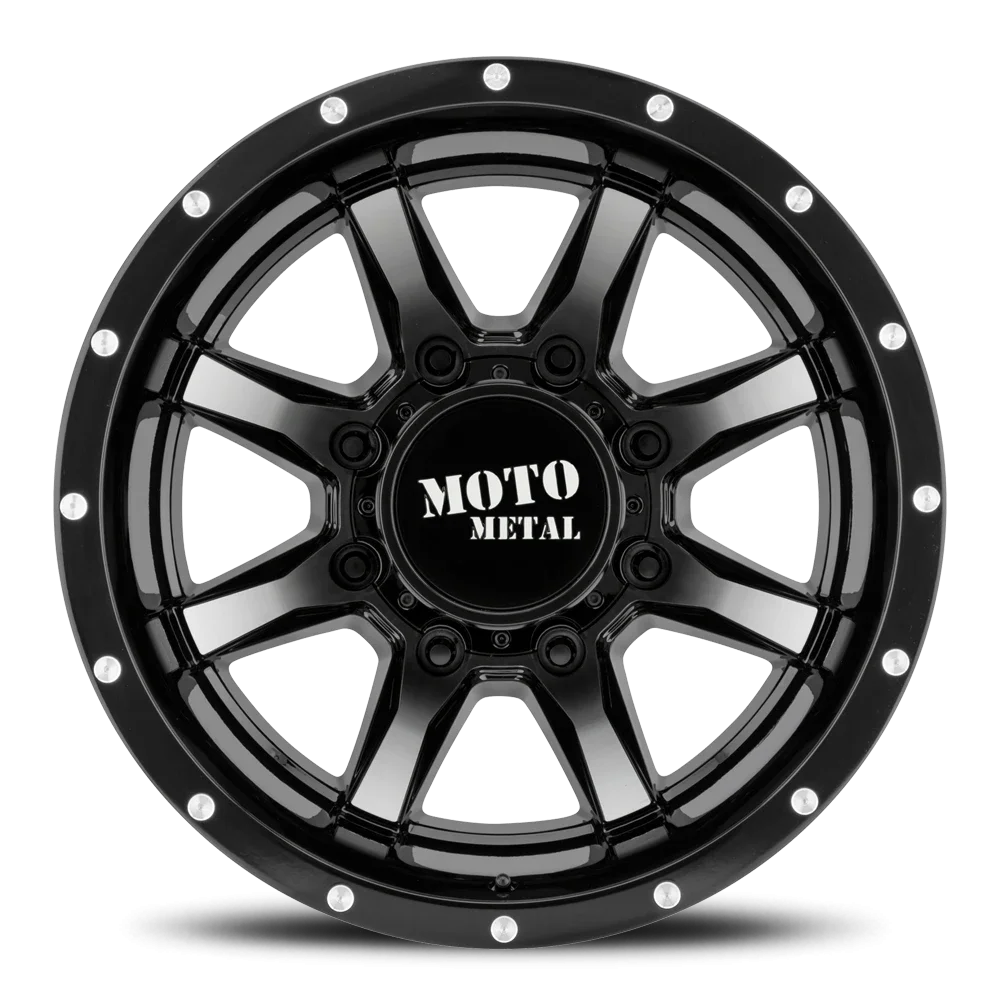 Moto Metal MO995 Dually 17x6.5 8x210 -140 Black - Image 3