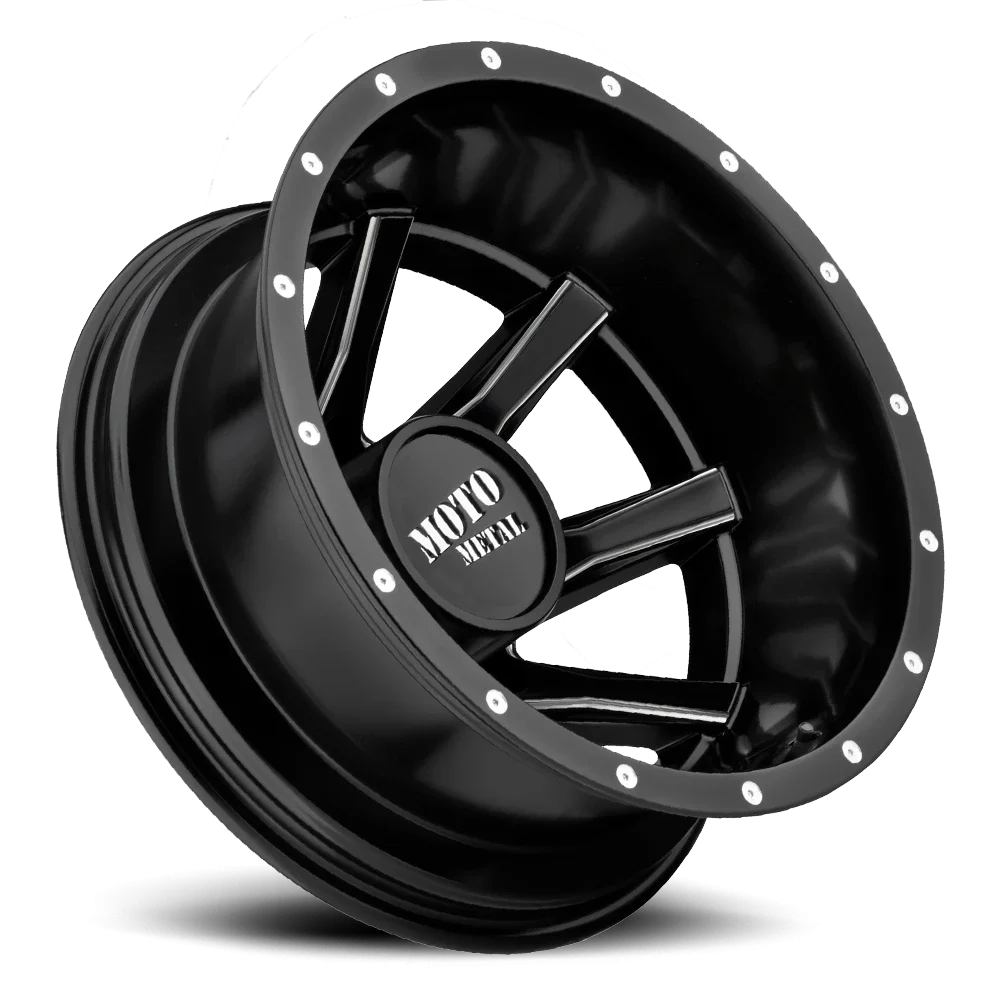 Moto Metal MO995 Dually 17x6.5 8x210 -155 Black - Image 2