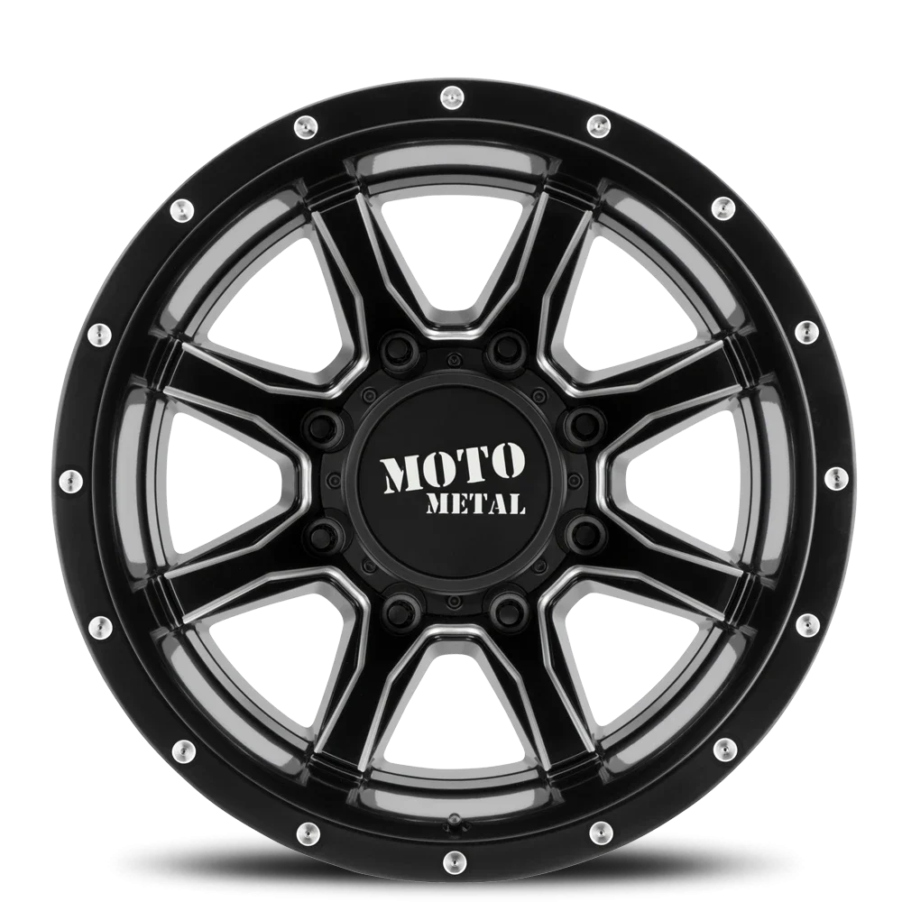 Moto Metal MO995 Dually 17x6.5 8x210 -140 Black - Image 3