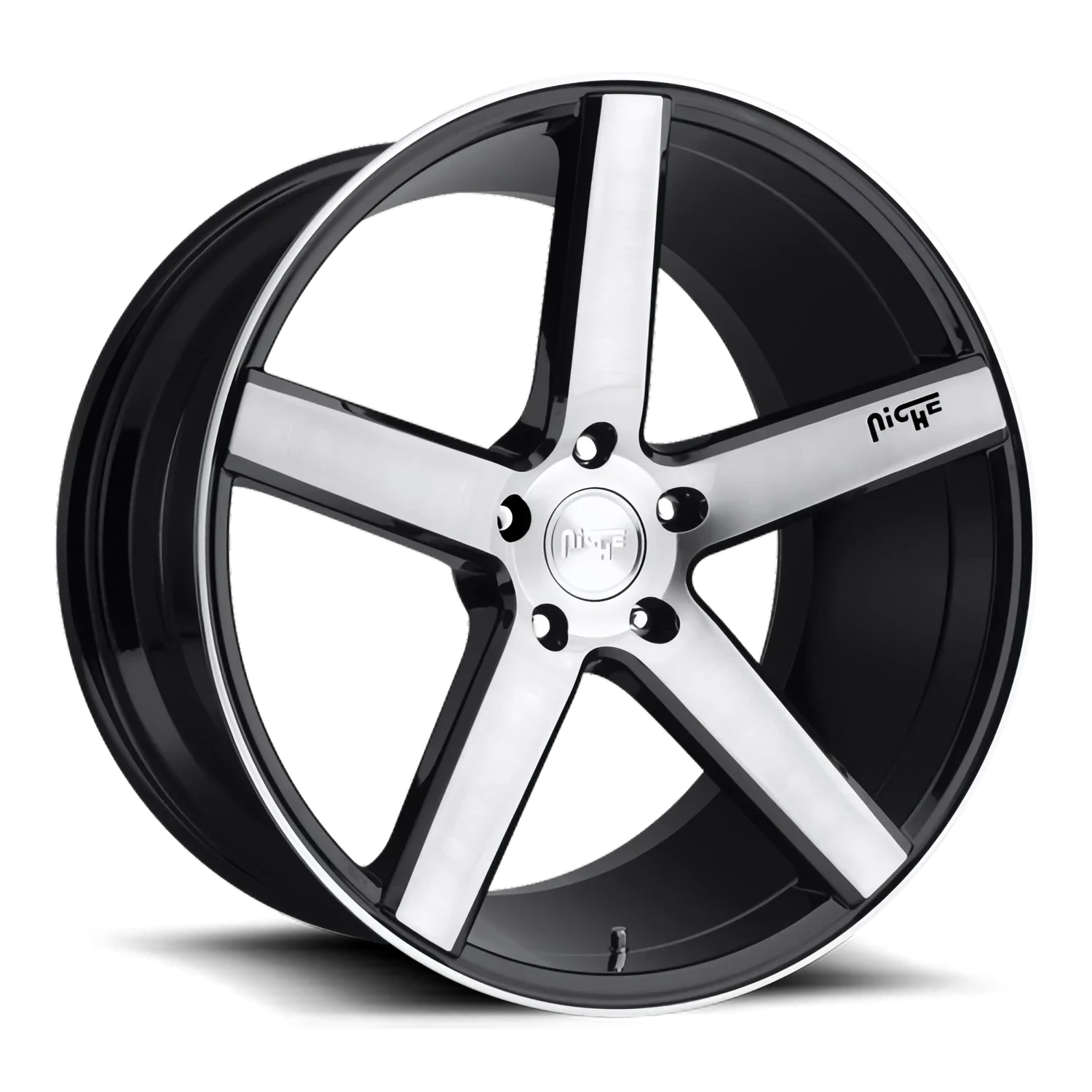 Niche Milan M124 17x8 5x120 +40 Black